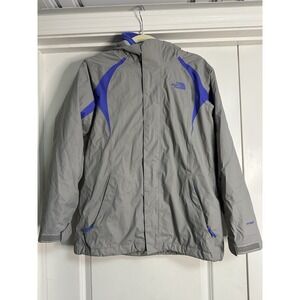 The North Face, Girls 2 In 1 Winter/Snow Jacket,‎ Gray & Blue/Purple, Size XL
